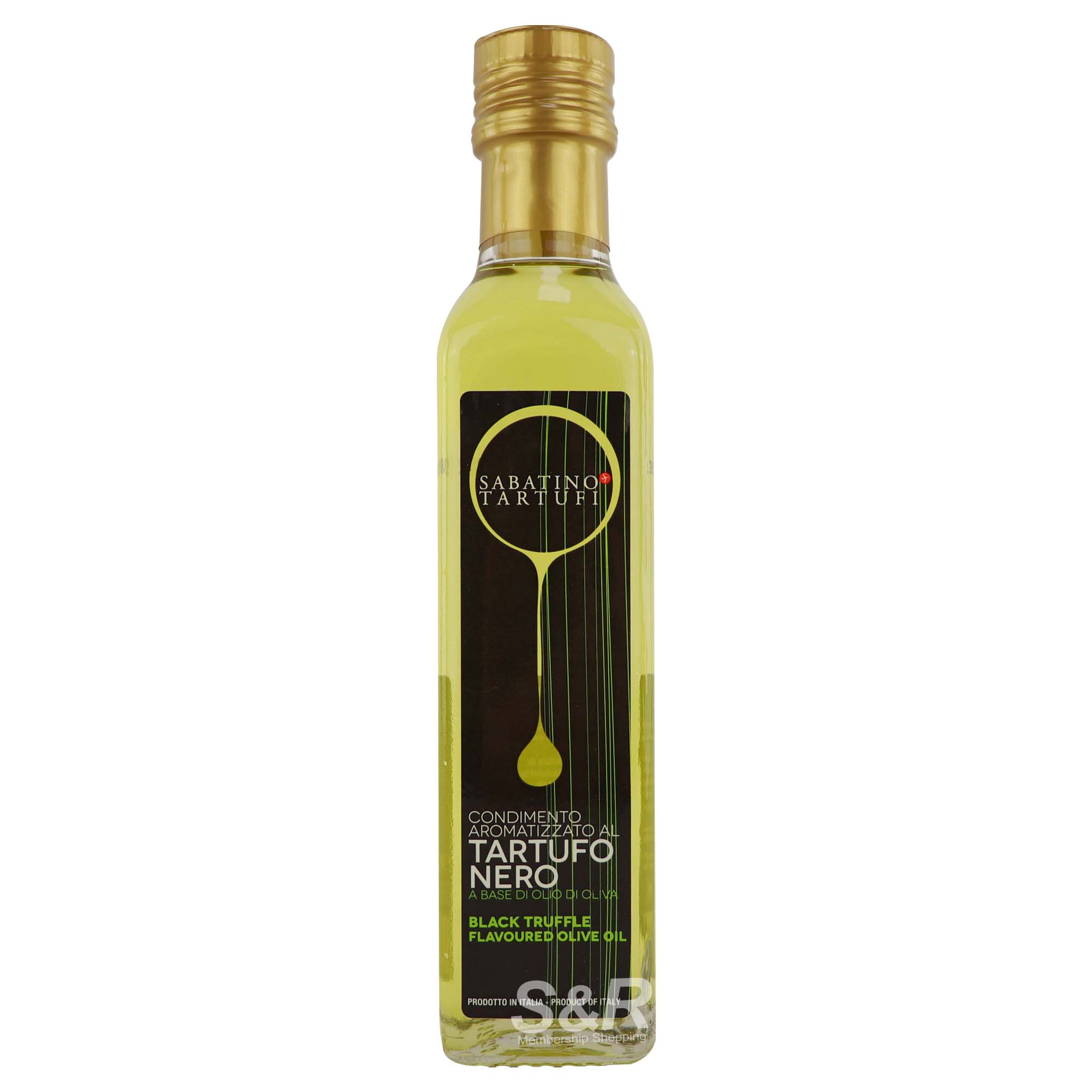 Sabatino Tartufi Black Truffle Flavoured Olive Oil 250mL